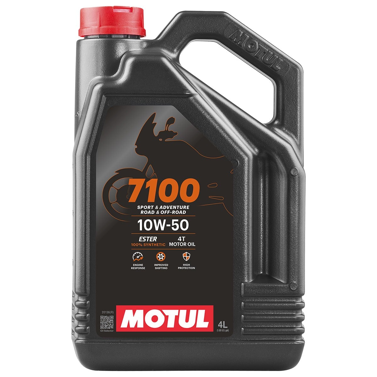 Motul 7100 4T 10W-50 Fully Synthetic Engine Oil – 4 Litres
